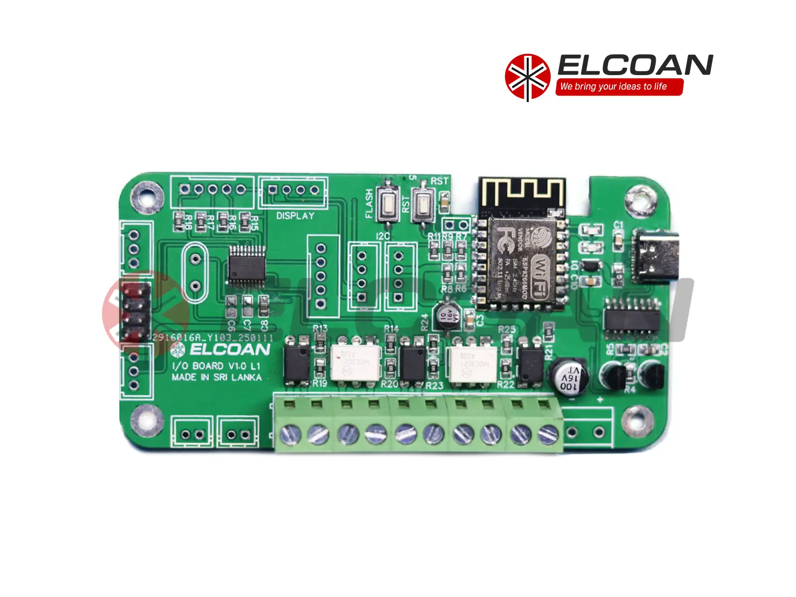 Custom ESP8266 I/O Control Board